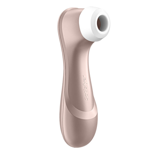 Side View of Rose Gold Satisfyer Pro 2 Gen 2