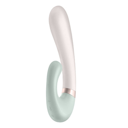 Side on View of Mint Satisfyer Rabbit Vibrator