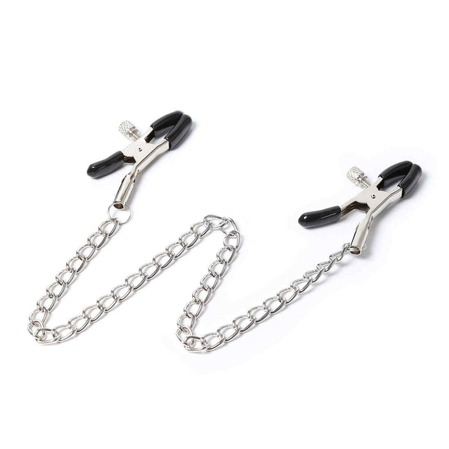 Silver Chain Nipple Clamps