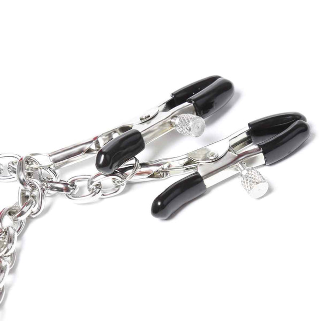 Silver Chain Nipple Clamps