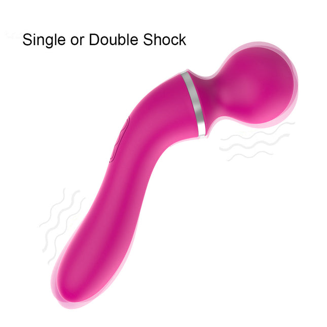 Single or Double Shock Pink Wand Massager