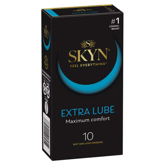 Skyn Extra Lube Soft Non-Latex Condoms (10 pk)