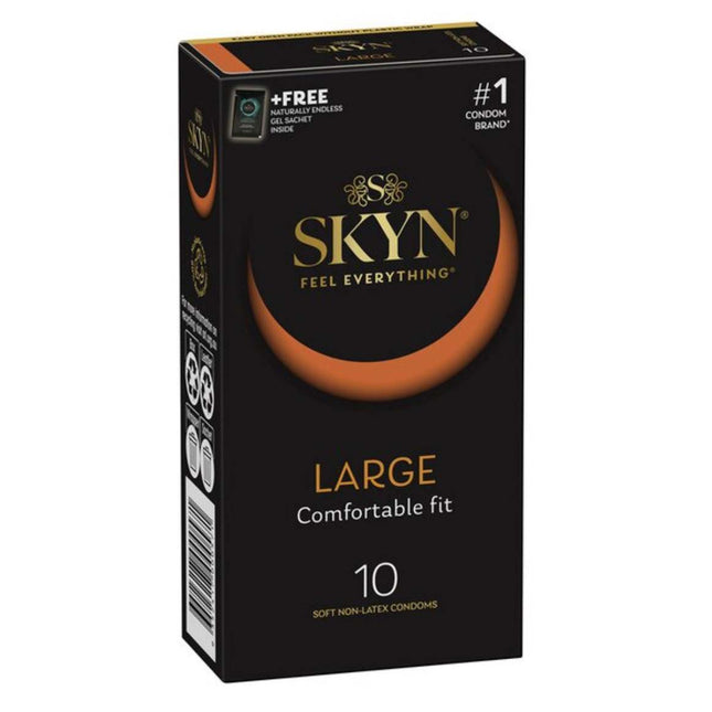 Skyn Large Soft Non-Latex Condoms 10 pack