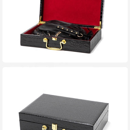 Suitcase showing Bondage Set included