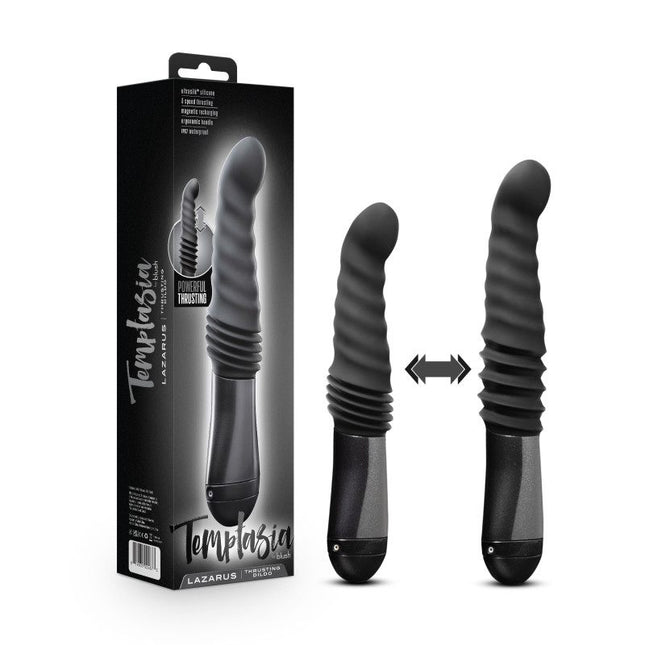 Temptasia Lazarus Black Thrusting Dildo