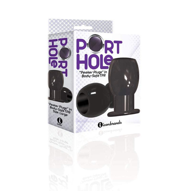 The 9's Port Hole Hollow Butt Plug Case Only