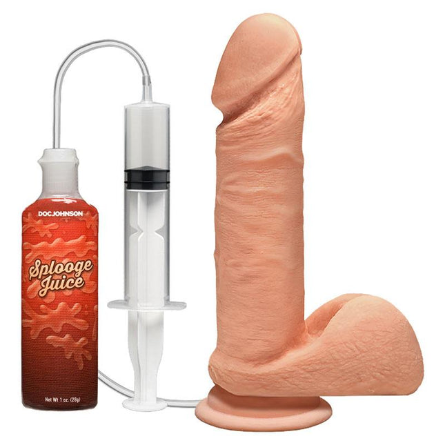 The D Perfect D Squirting 7'' Dildo with Balls