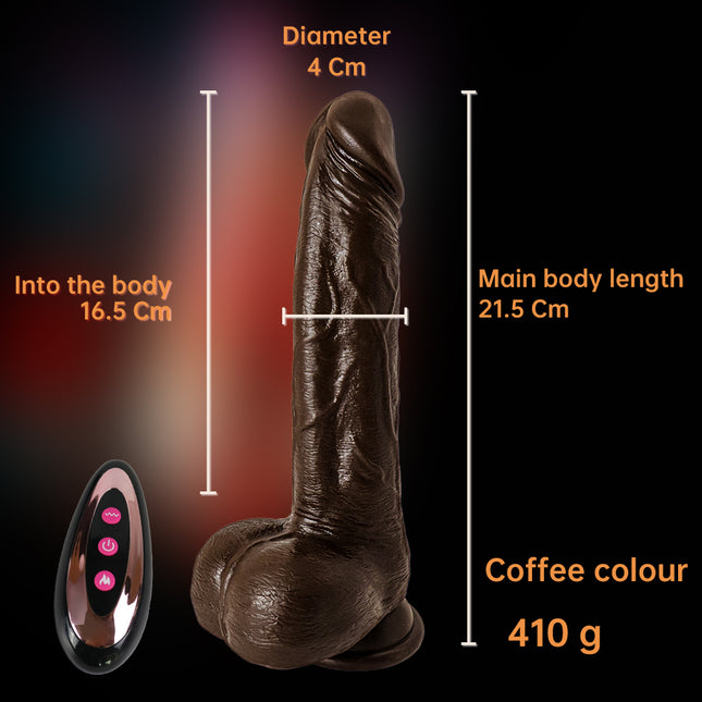 Thrusting Vibrating Heating Dildo 8 Inch Size Chart