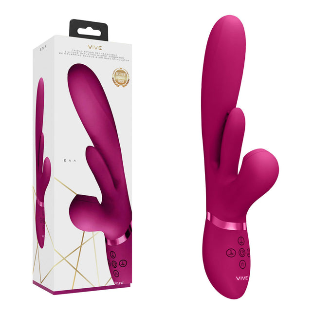 VIVE Ena Pink Thrusting Vibrator Box