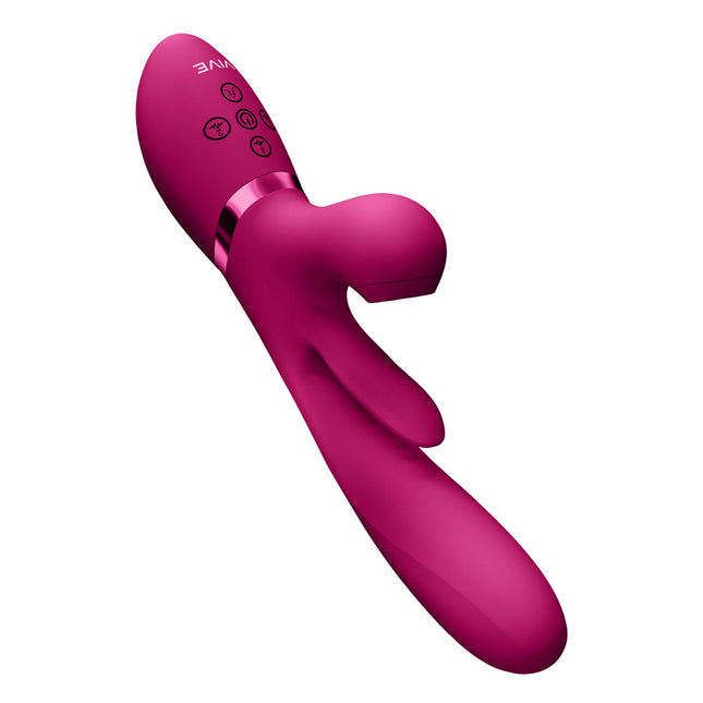 VIVE Ena Pink Thrusting Vibrator Air Wave