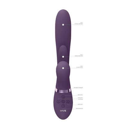 Vive Ena Thrusting Vibrator & Air Stimulator Features