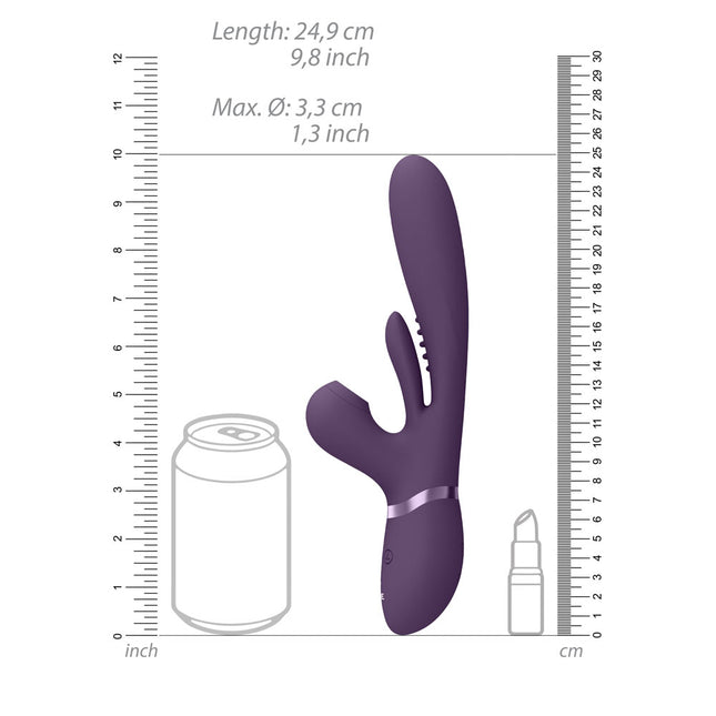 Vive Ena Thrusting Vibrator & Air Stimulator Sizing