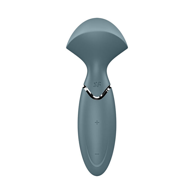 Vibration Settings View of Grey Satisfyer Wand Massager