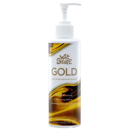 Wet Stuff Gold - 270g Pump Water Based Lubricant