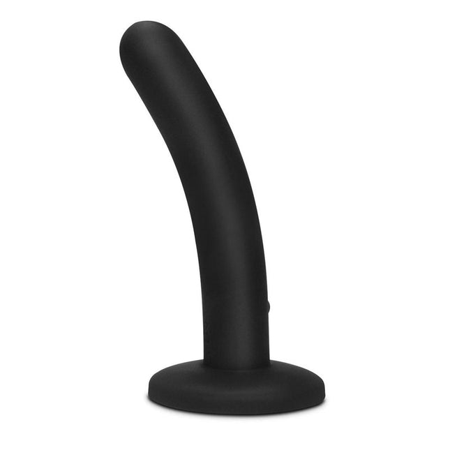 WhipSmart 5 Inch Slimline Vibrating Dildo - Black