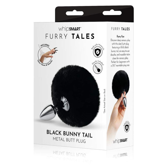 WhipSmart Furry Tales Black Bunny Tail Box