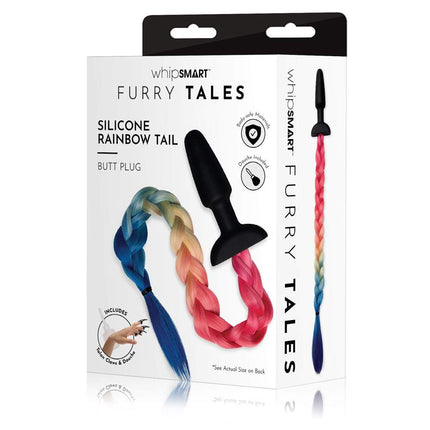 WhipSmart Furry Tales Silicone Rainbow Tail Box