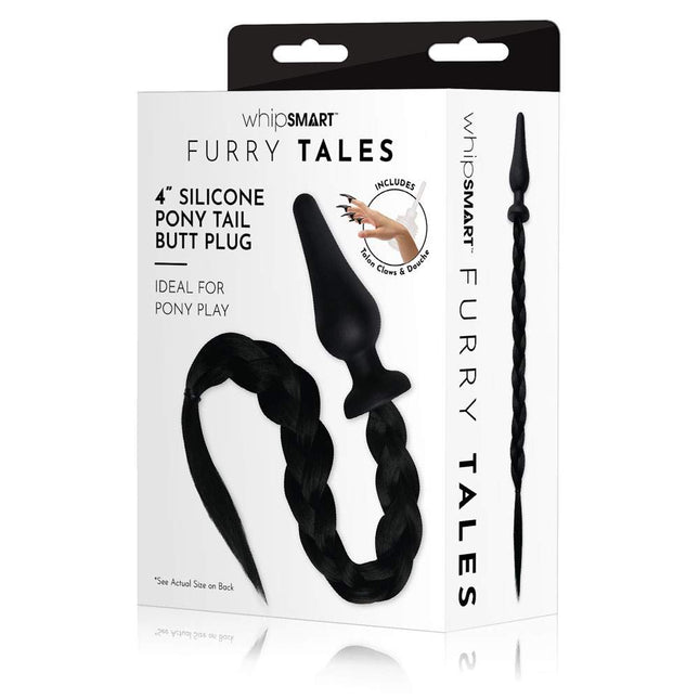 Whipsmart Furry Tales 4 Inch Silicone Pony Tail Butt Plug