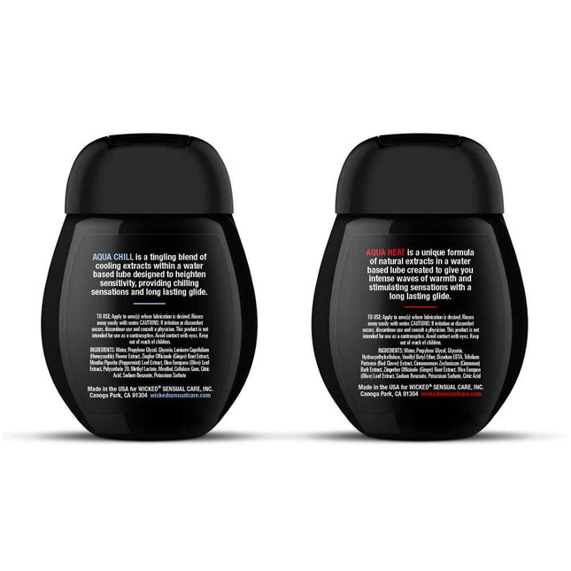 Wicked Sensation Kit Water Based Lubricants Rear