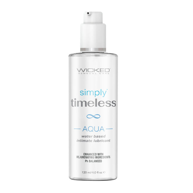 Wicked Simply Timeless Aqua Water Based Lubricant 120 ml