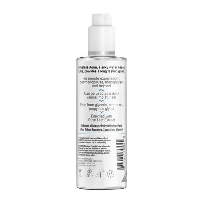 Wicked Simply Timeless Aqua Water Based Lubricant 120 ml Ingredients List