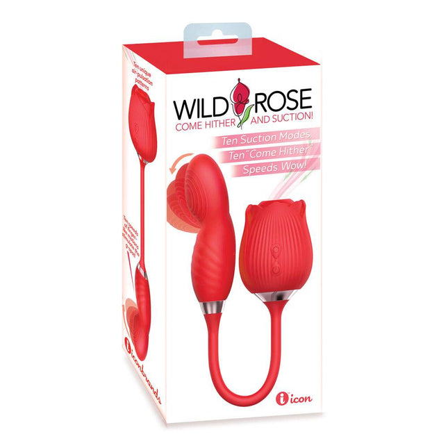 Wild Rose Come Hither & Suction Vibrator Box