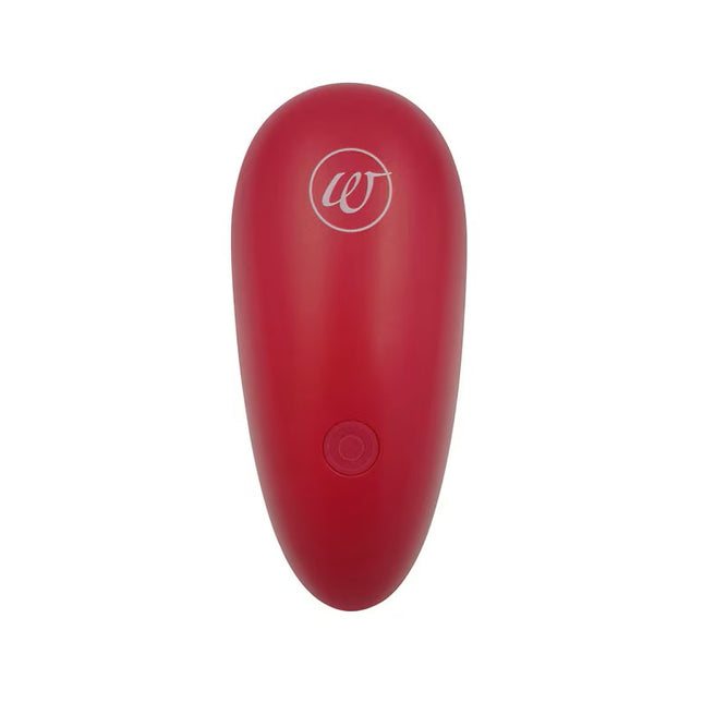 Womanizer Mini Red Wine Air Pulse Clitoral Stimulator Back Logo