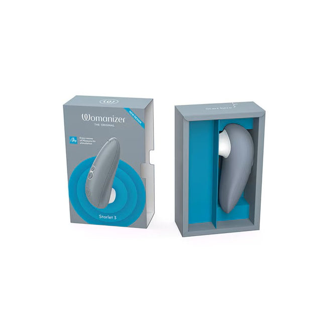 Womanizer Starlet 3 Gray Air Stimulator Inside the box