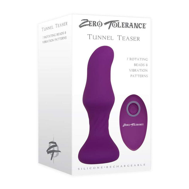 Zero Tolerance Tunnel Teaser Purple Butt Plug Box Only