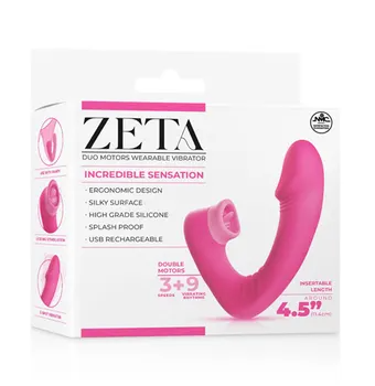 Zeta Duo Motor Wearable Vibrator Case